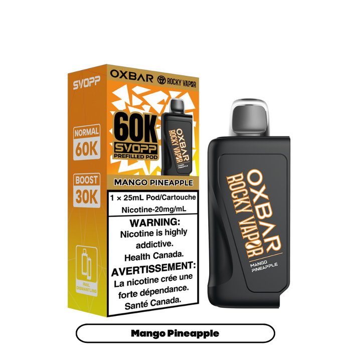 OXBAR x Rocky Vapor SVOPP 60K Puff Pods **Battery Included Special**