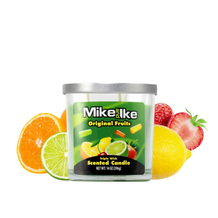 Mike and Ike - 14oz Original Fruits Triple Wick Candle