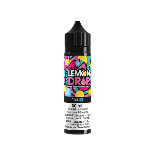 Lemon Drop Boost Salt 60mL - Pink Ice