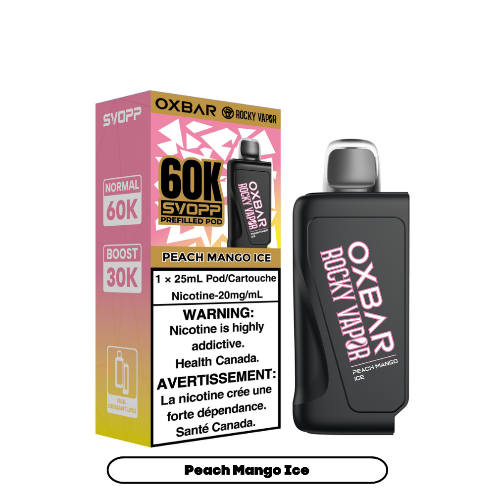 OXBAR x Rocky Vapor SVOPP 60K Puff Pods **Battery Included Special**