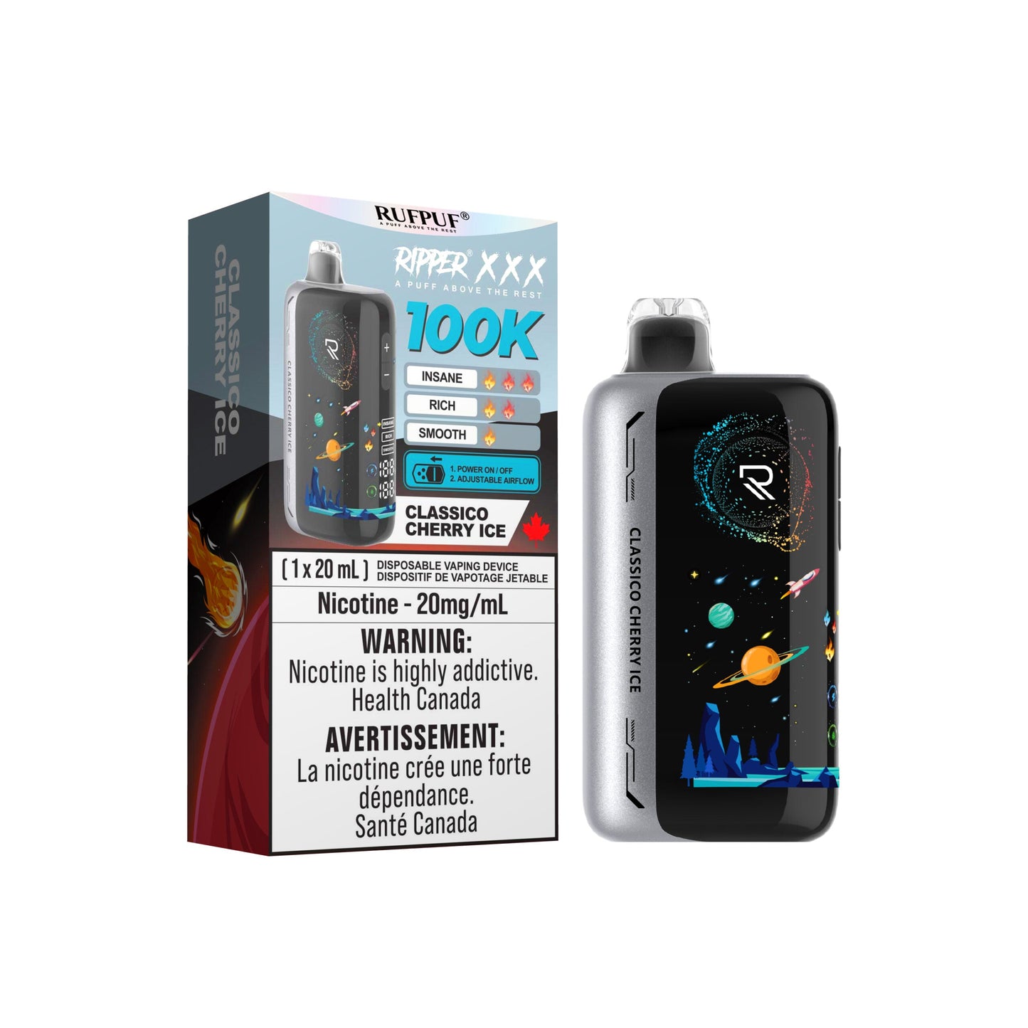 Ripper XXX Disposable Vape 20mL