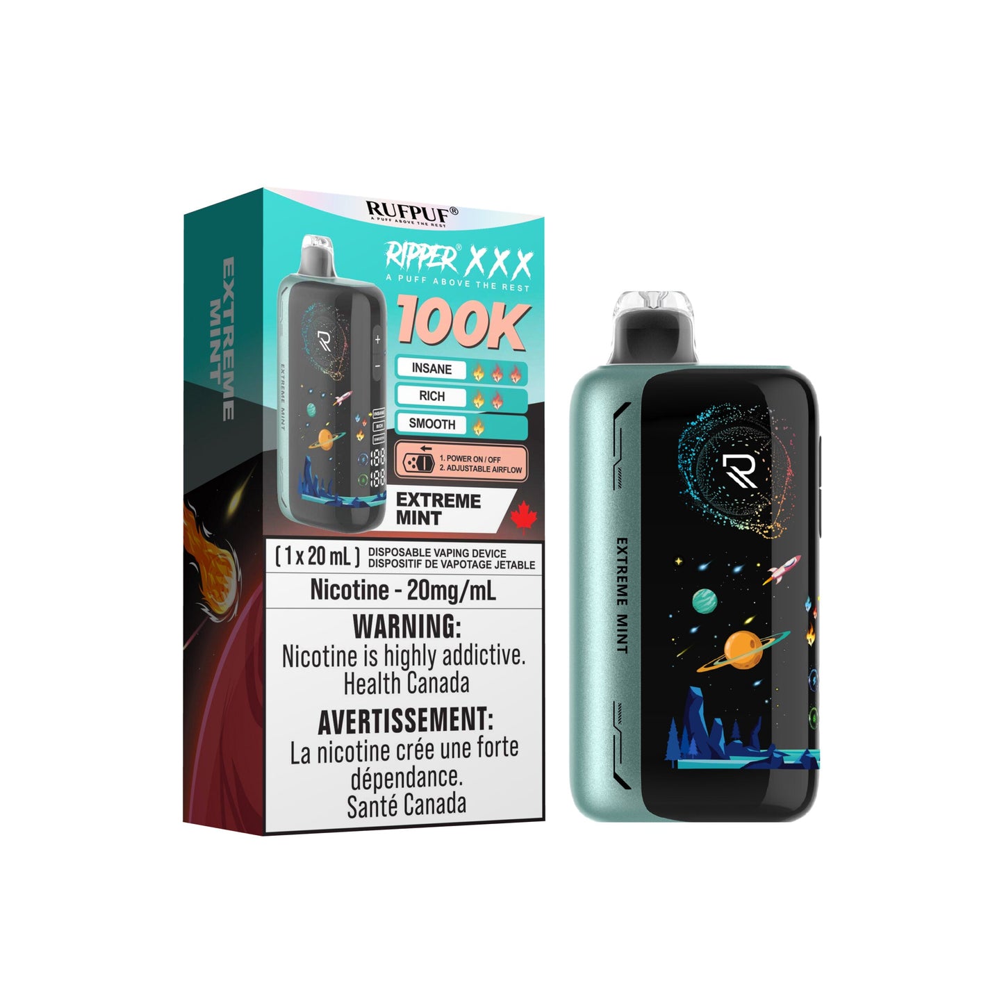 Ripper XXX Disposable Vape 20mL