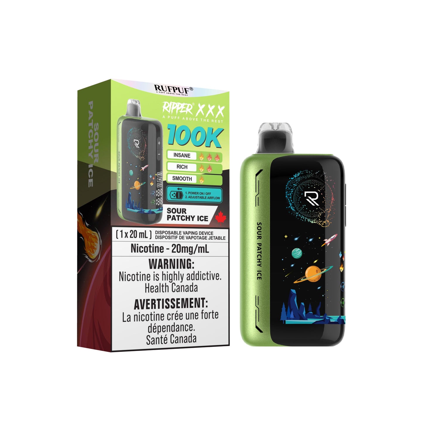 Ripper XXX Disposable Vape 20mL