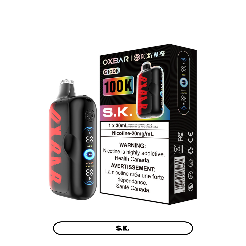 OXBAR G100K Disposable Vape 30mL