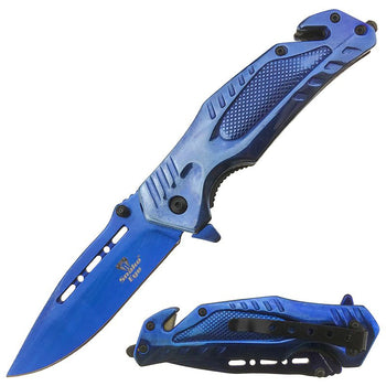 Snake Eye -  8″ Mood Indigo Rescue Style Tactical Knife