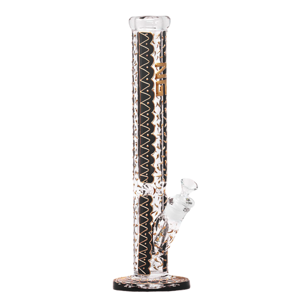 Nice Glass - 16" Gold Accent Straight Shooter