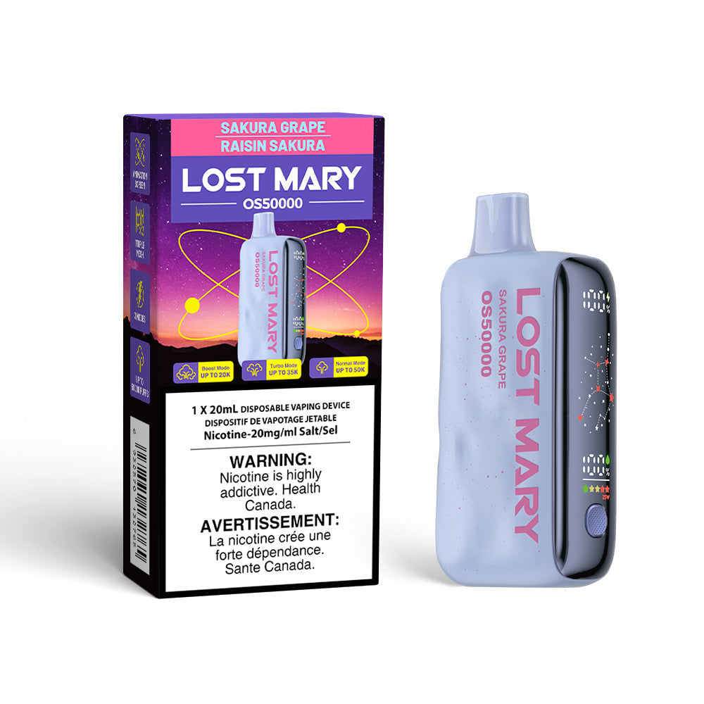 Lost Mary OS50K Rechargeable Disposable Vape 20mL