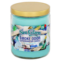 Smoke Odor - 13oz Sea Glass Candle