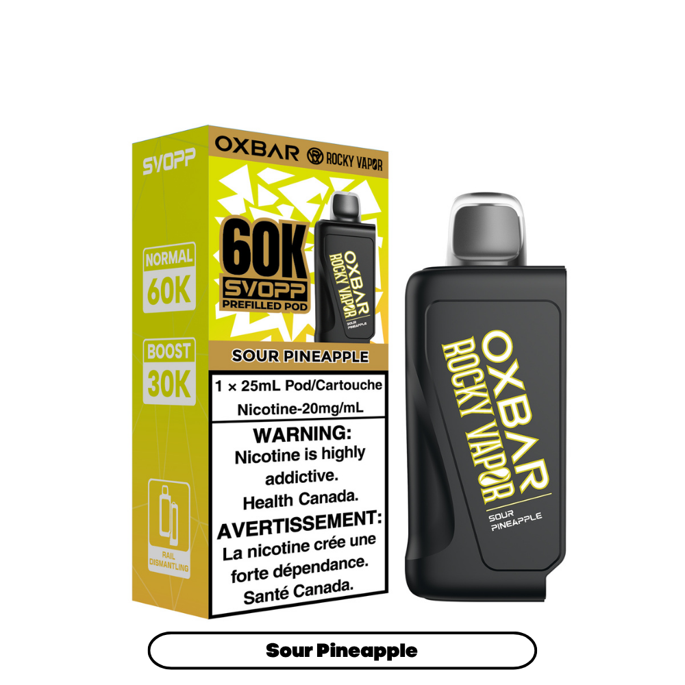 OXBAR x Rocky Vapor SVOPP 60K Puff Pods **Battery Included Special**