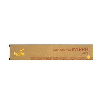 Ispalla Organic - "Love" Palo Santo & Myrrh 10 Incense Sticks 9"
