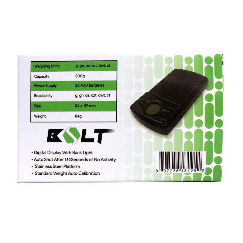 Infyniti Bolt Digital Pocket Scale 500g x 0.1g