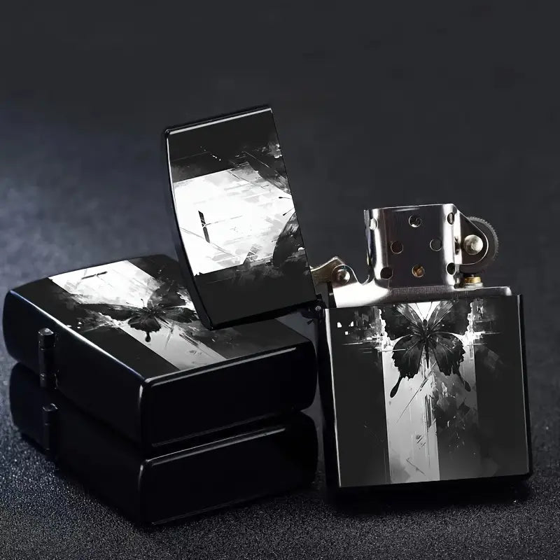 Elegant Butterfly Lighter Refillable Tank Shell