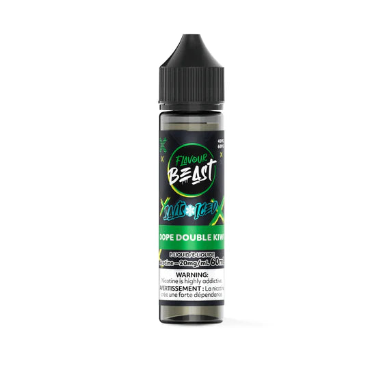 Flavour Beast E-Liquid 60mL Salts - Dope Double Kiwi