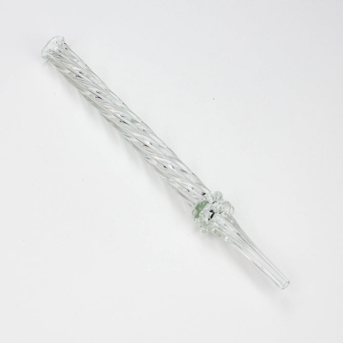 Paille à dab en verre de 6 po