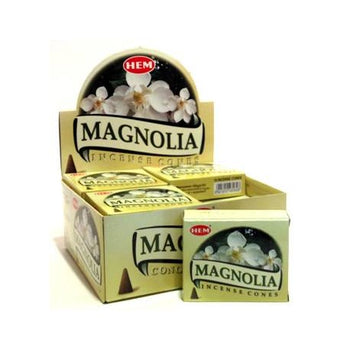 HEM - Magnolia Incense Cones (10 Cones)