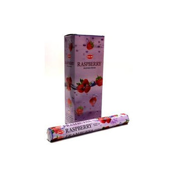 HEM Raspberry 9″ Incense Sticks – Hex Box (20g)