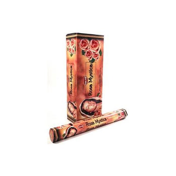 HEM Rosa Mystica 9″ Incense Sticks – Hex Box (20g)