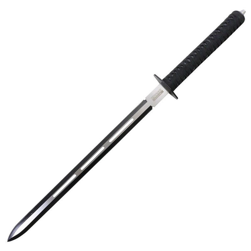28″ Zombie-War Full Tang Stainless Steel Black Swords