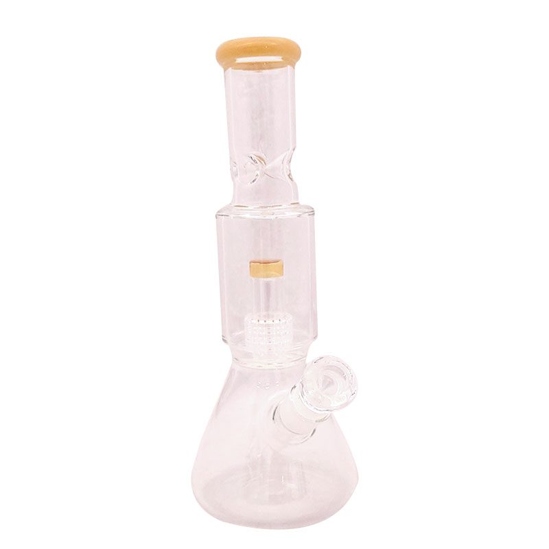 12" Beaker Base Glass Bong Tire Percolator with Inline Ash Catcher