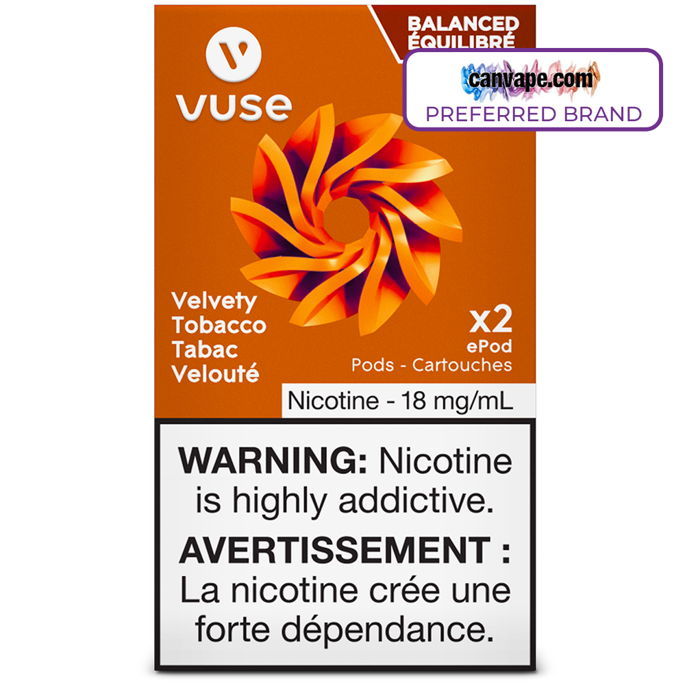 Vuse - Capsules de remplacement Velvety Tobacco ePod 