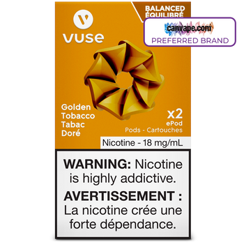 Vuse - Golden Tobacco ePod Replacement Pods [Available See description]