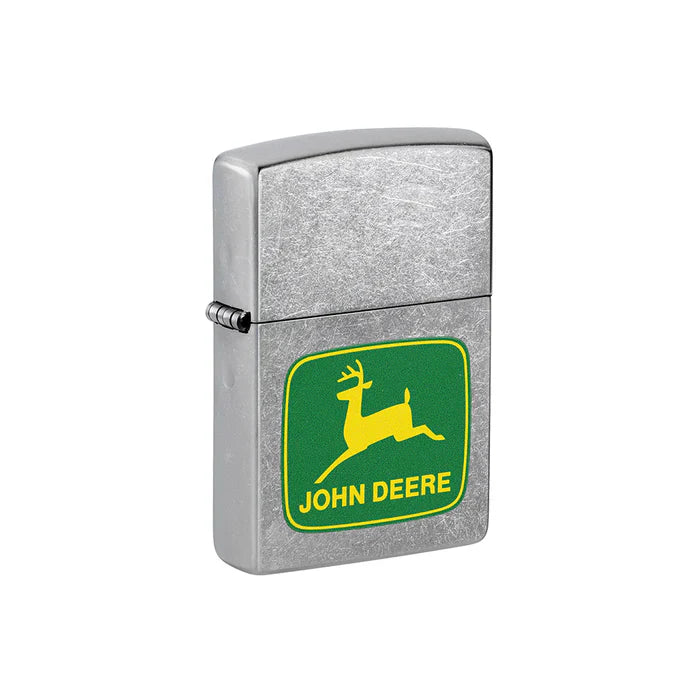 Zippo Lighter - John Deere Moss Green Logo Design