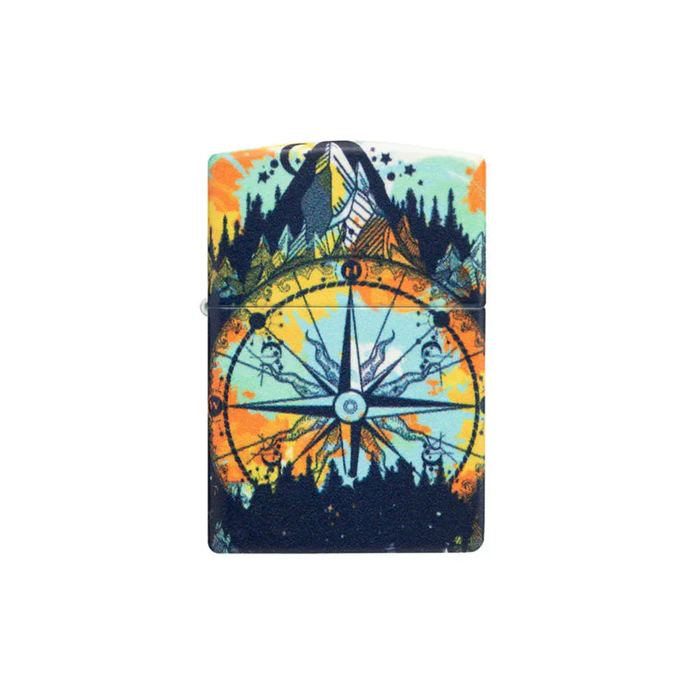 Zippo Lighter - Compass Design