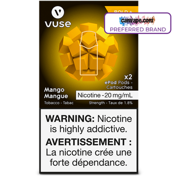 [Dernier appel] Vuse - Mango BOLD+ ePod Pods de remplacement