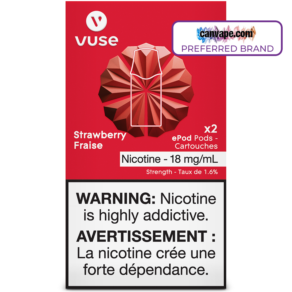 Vuse - Strawberry ePod Replacement Pods [Available See description]