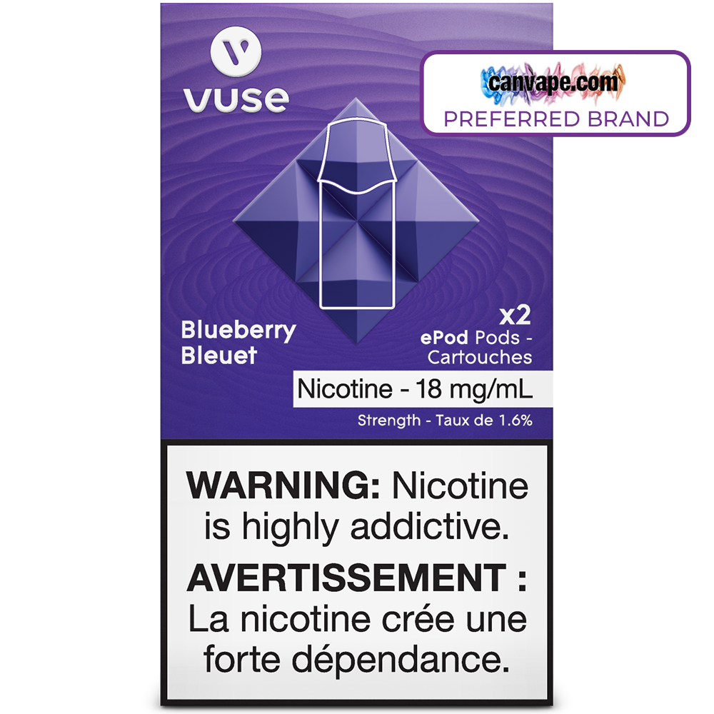 Vuse - Blueberry ePod Replacement Pods [Available See description]