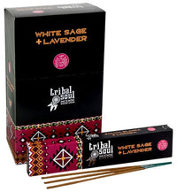 Tribal Soul - White Sage Lavender Incense Sticks - 15g