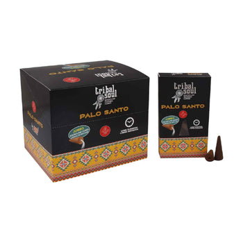 Tribal Soul - Palo Santo Backflow Incense Cones - 10 Cones