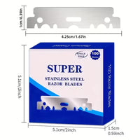 Stainless Steel Safety Razor Blades Pack