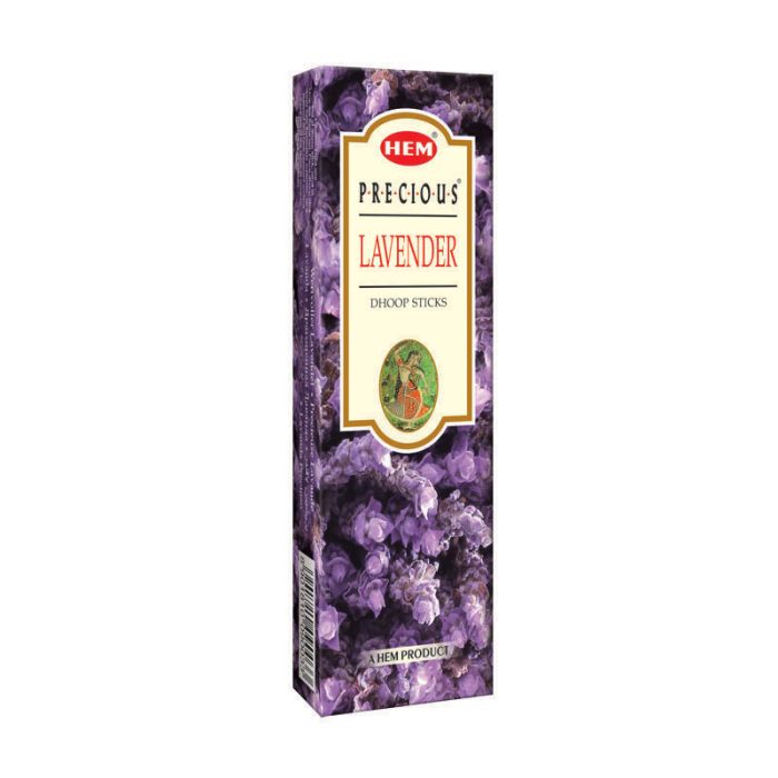 HEM - Precious Lavender Dhoop Sticks – 14 Sticks, 25g, 4