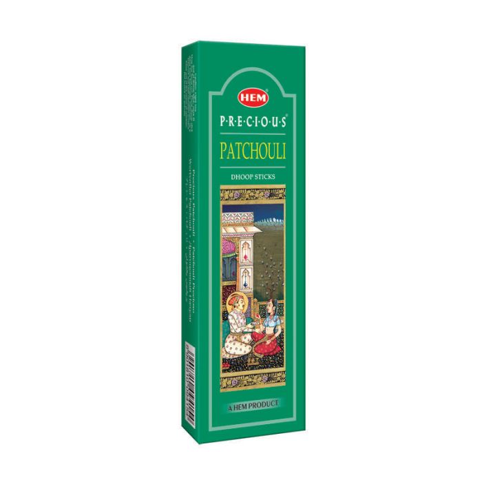 HEM - Precious Patchouli Dhoop Sticks – 14 Sticks, 25g, 4