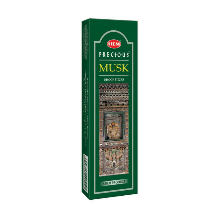 HEM - Precious Musk Dhoop Sticks – 14 Sticks, 25g, 4