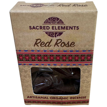 Sacred Elements - Red Rose Organic Incense 5 Cones