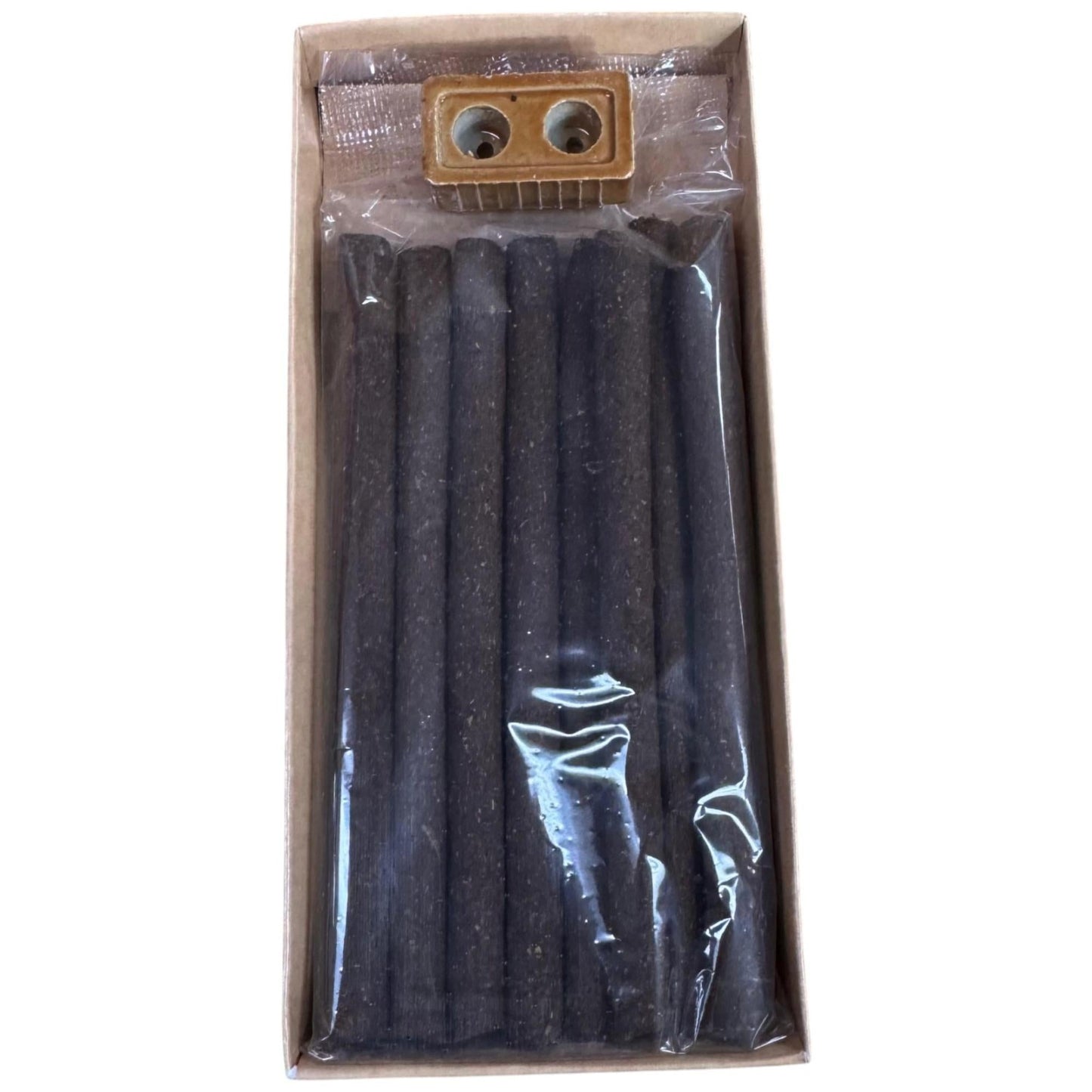 Sacred Elements Wild Flower Organic 8 Dhoop Sticks with Double Burner