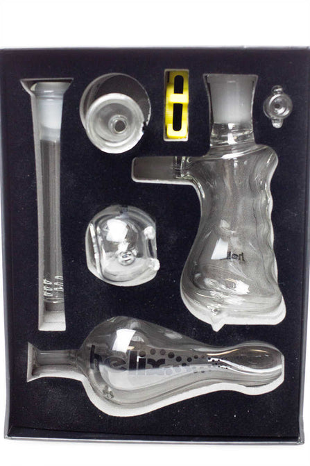 HELIX 3-in-1 glass pipe set