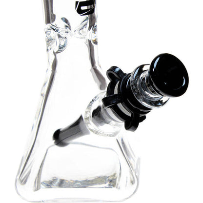 Shatter'd Glassworks - Bong à base carrée de 10 po