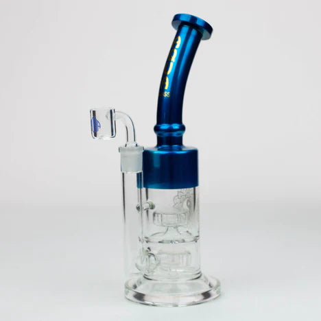 Bong en verre diffuseur à double barillet AQUA 2 en 1 de 12 pouces