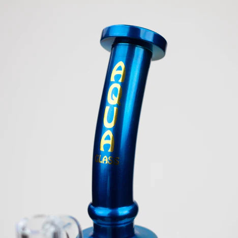 12" AQUA 2-in-1 Dual Barrel Diffuser Glass Bong