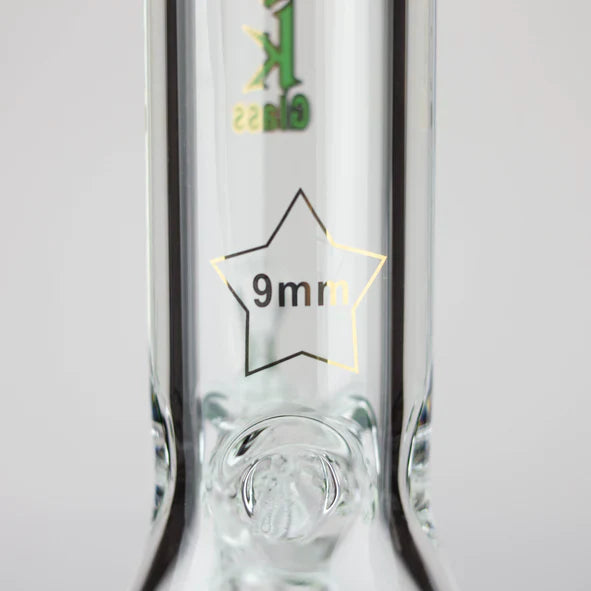 12" SPARK 9mm glass beaker water bong