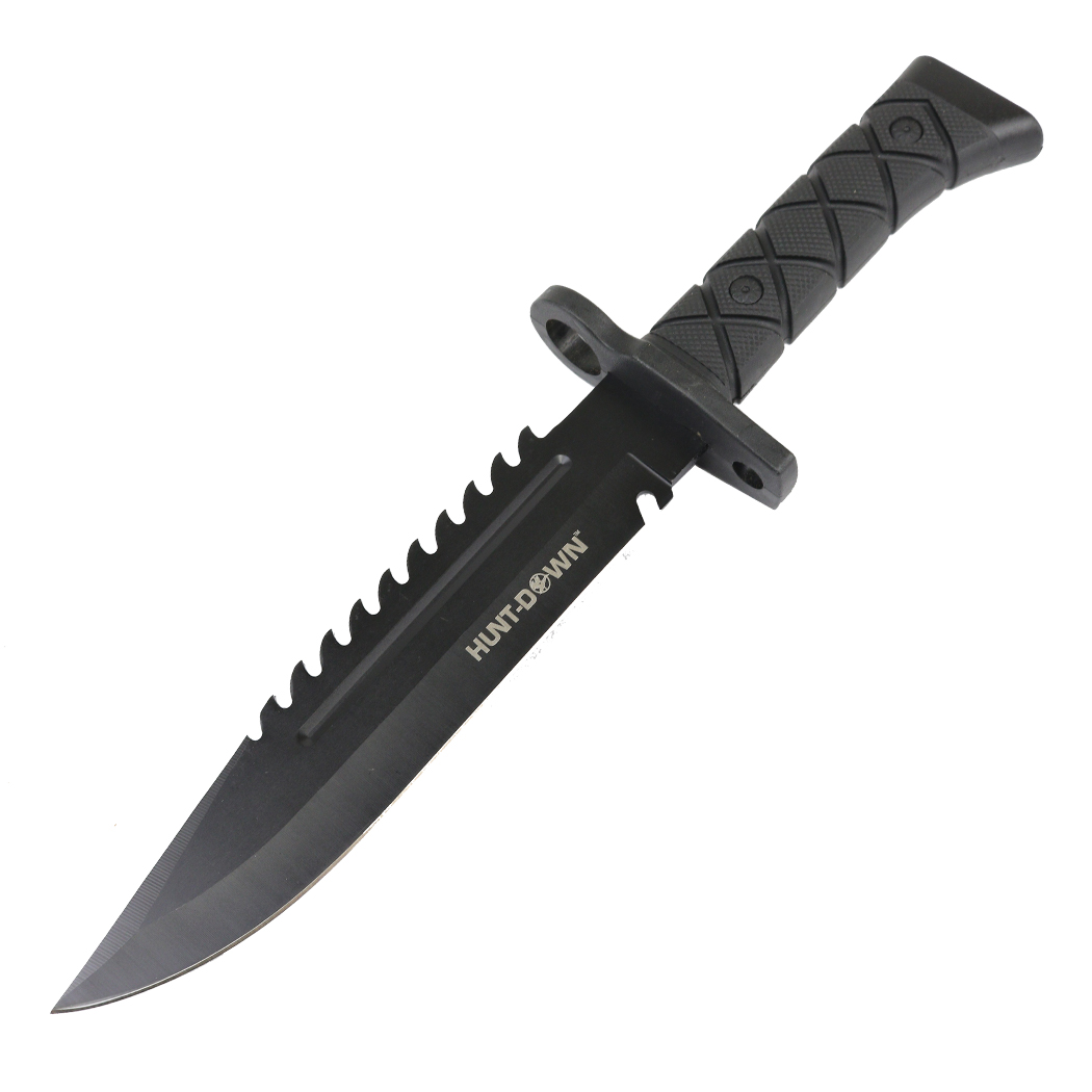 Hunt-Down - 14.5" Tactical Hunting Knife w/ ABS Handle