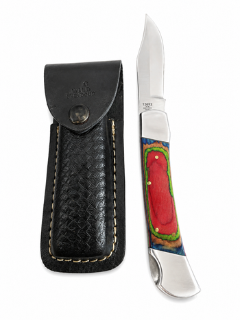 9" Fillet Knife W/ Multi-Wood Handle