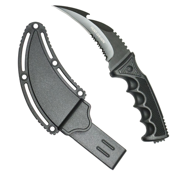 Hunt-Down - 8.5" All Black Talon Karambit Knife