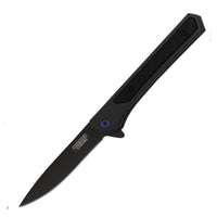 Defender-Xtreme - 8″ Black Titanium Coated Ball Baring Folding Knife