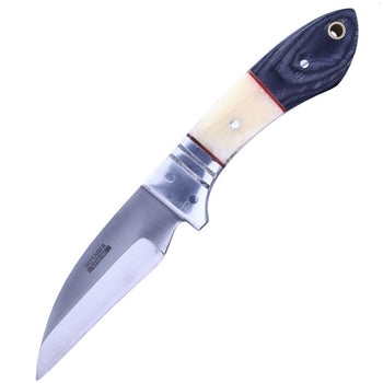 Defender-Xtreme - 7″ Arctic Edge Hunting Knife w/ Bone & Wood Handle