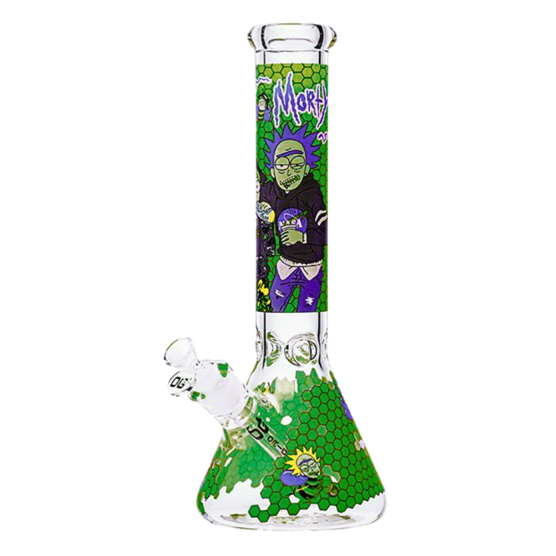 OG Original - 14" 7mm Cartoon Honeycomb Series Bong