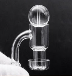 Banger mâle Terp Slurper de 14 mm avec bouchon de carburateur Crystal Ball